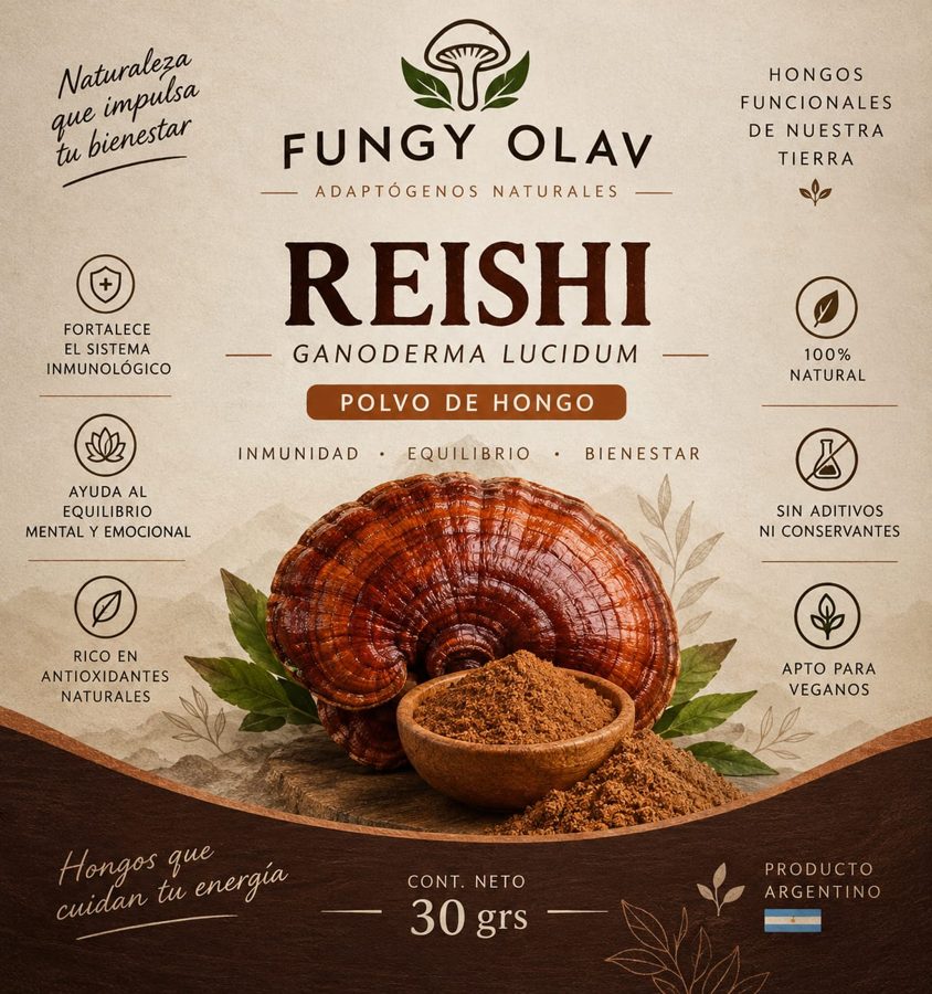 Packaging de Reishi